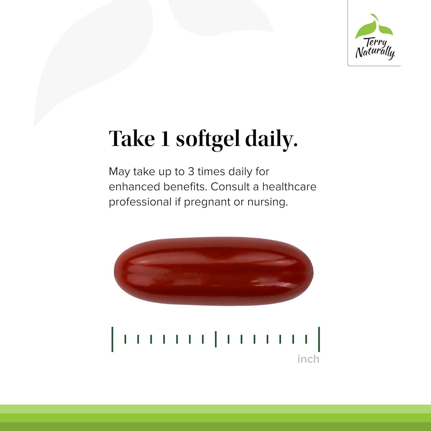 Suplemento Inmunológico y Cardiovascular Terry Naturally 60 Gelatinas