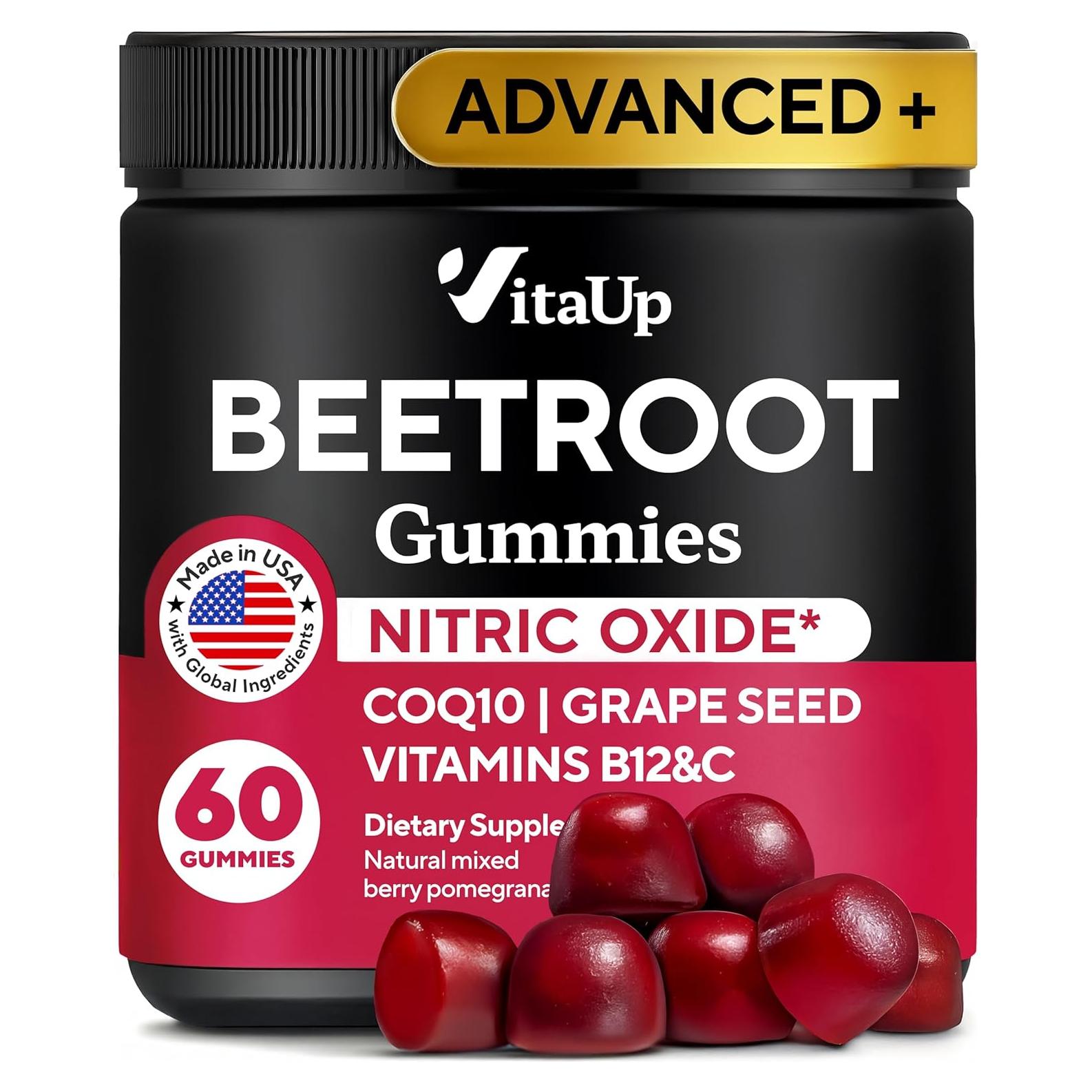 Gomitas de Remolacha VitaUp - 60 Masticables Antioxidantes