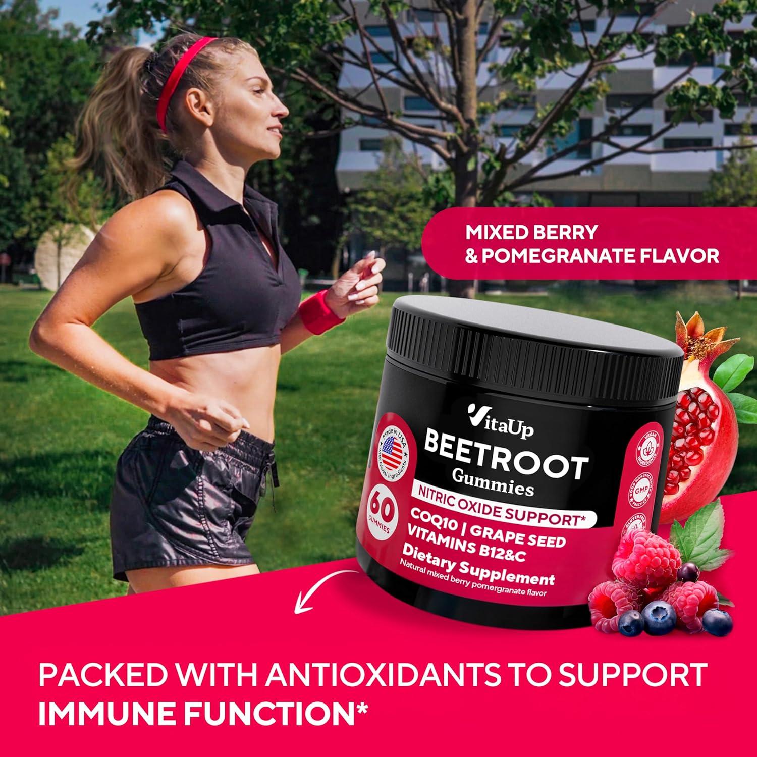 Gomitas de Remolacha VitaUp - 60 Masticables Antioxidantes