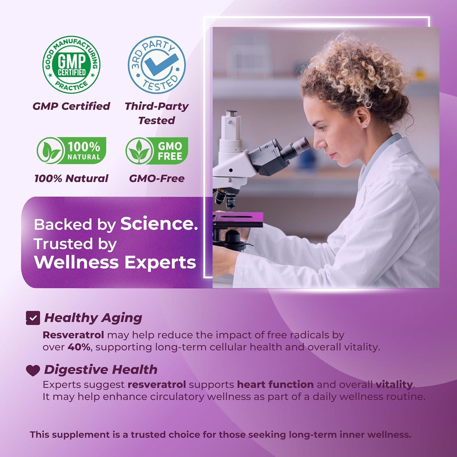 Suplemento Antienvejecimiento Sotalix Resveratrol 150 Cápsulas