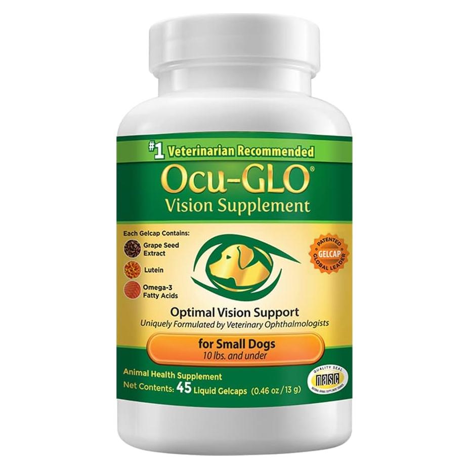 Suplemento Ocu-GLO Animal Necessity 45 Cápsulas Gel Perros Pequeños