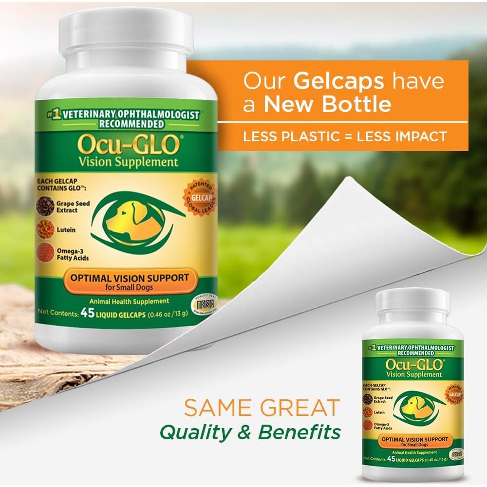 Suplemento Ocu-GLO Animal Necessity 45 Cápsulas Gel Perros Pequeños