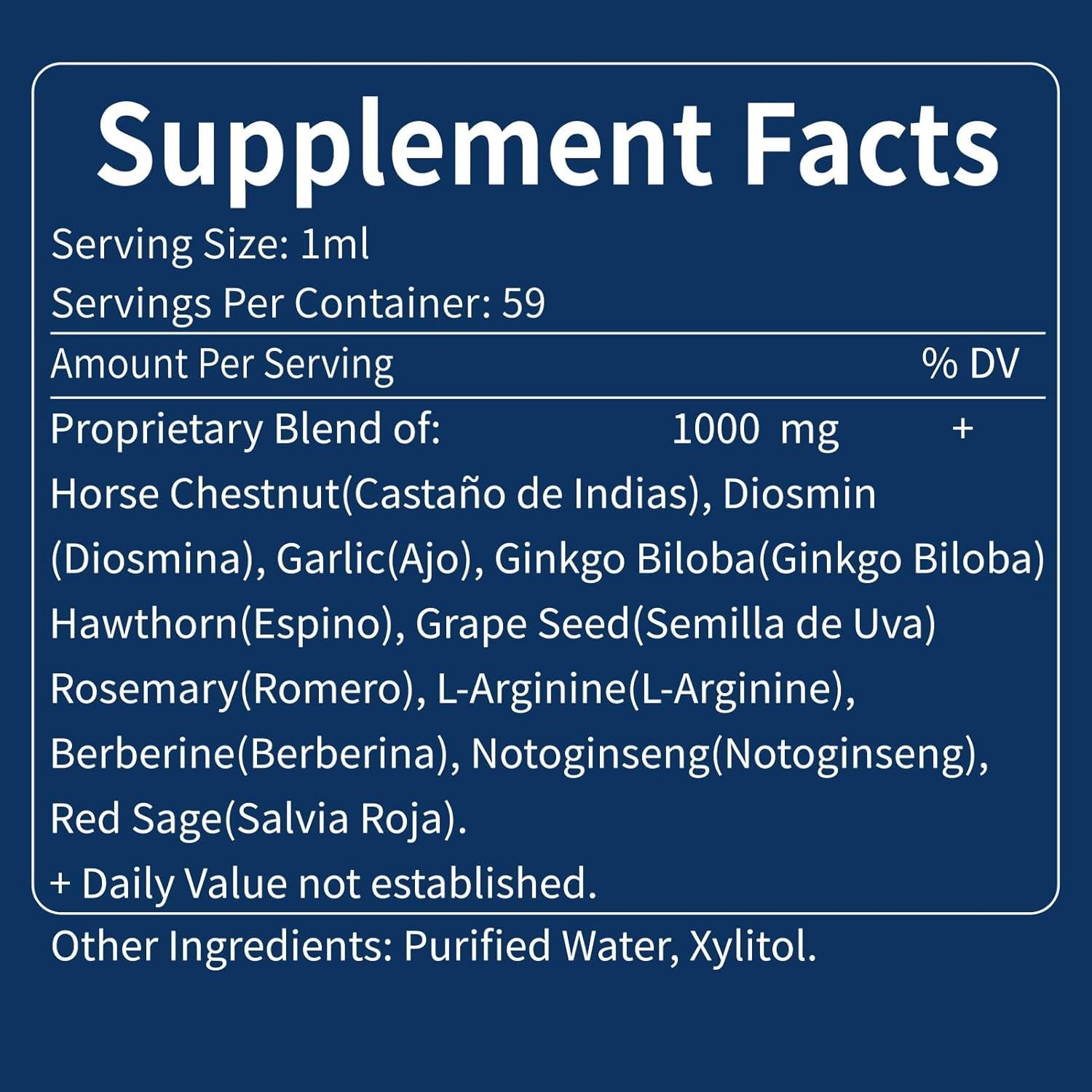 Gotas de Circulación Sanguínea Nurbetoxa 118 ml - Salud del Corazón