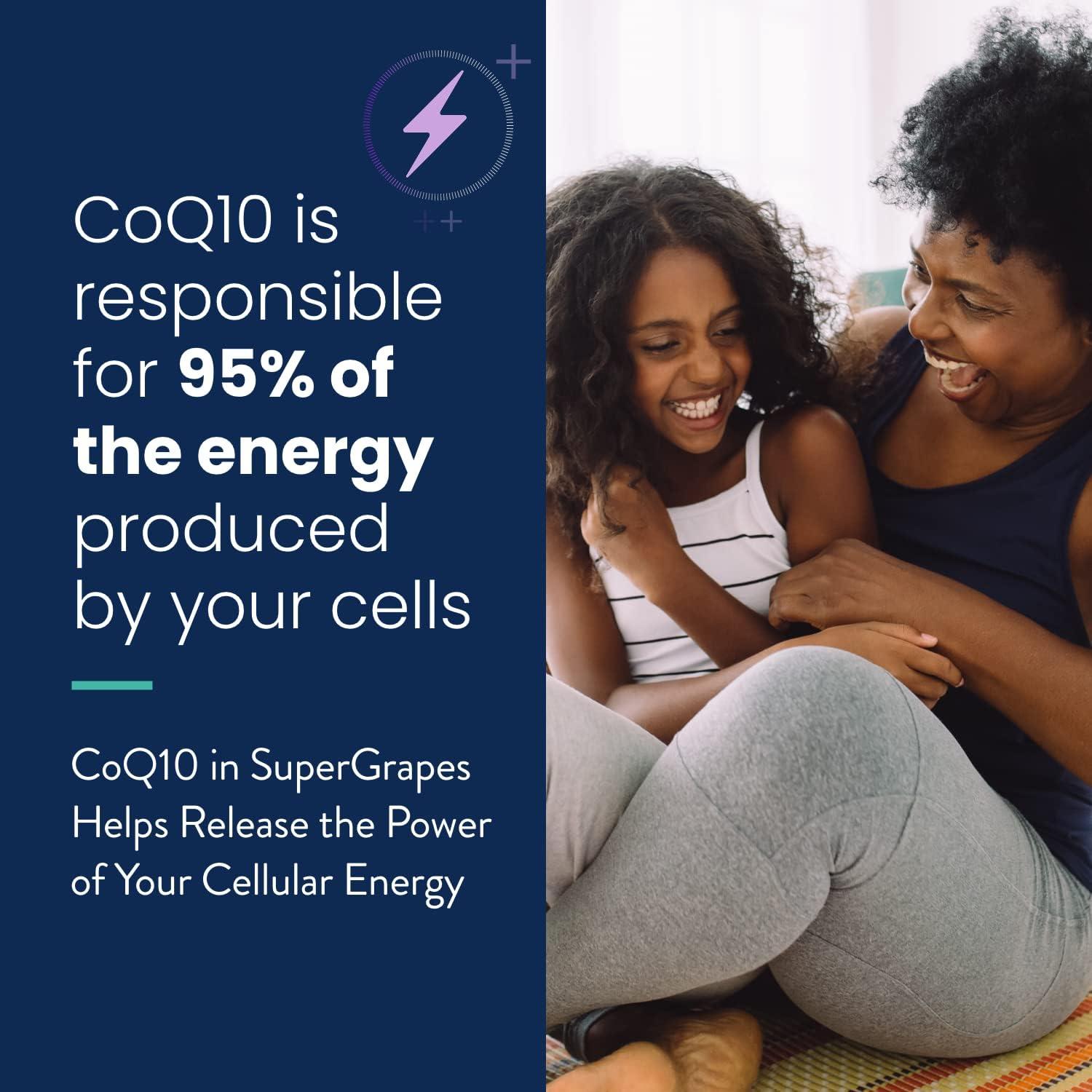 Suplemento Chews SuperGrapes HumanN - 100mg CoQ10 - Sabor Uva