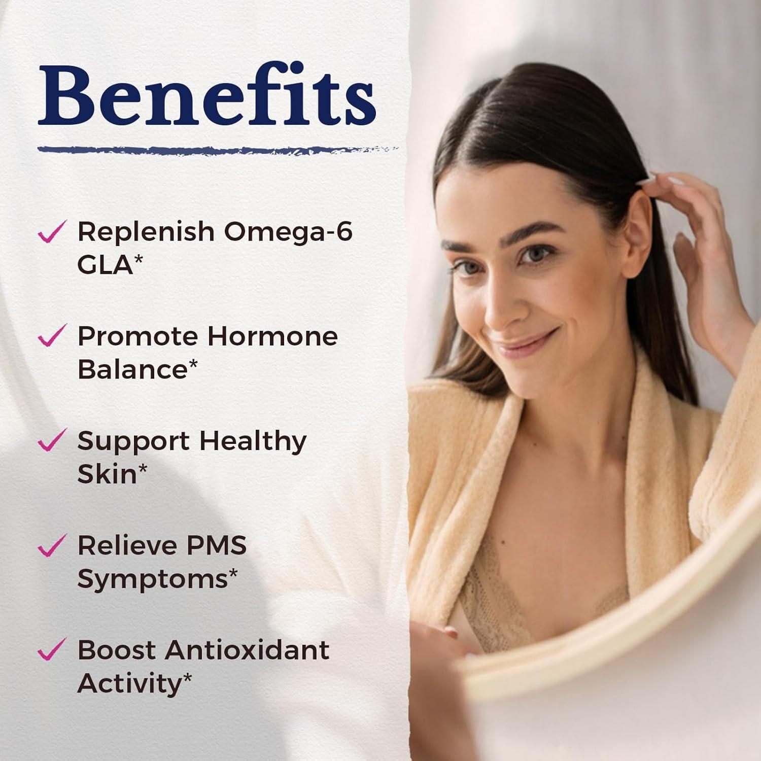 Aceite de Onagra Vitalitown 1300mg 60 Cápsulas Blandas