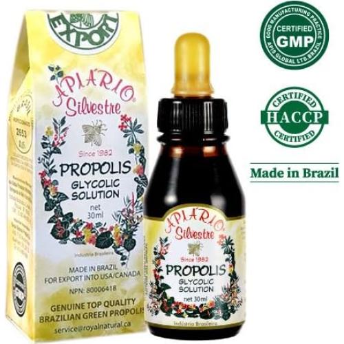 Extracto Líquido Glicólico de Própolis Verde 30ml x3 - Apiario Silvestre