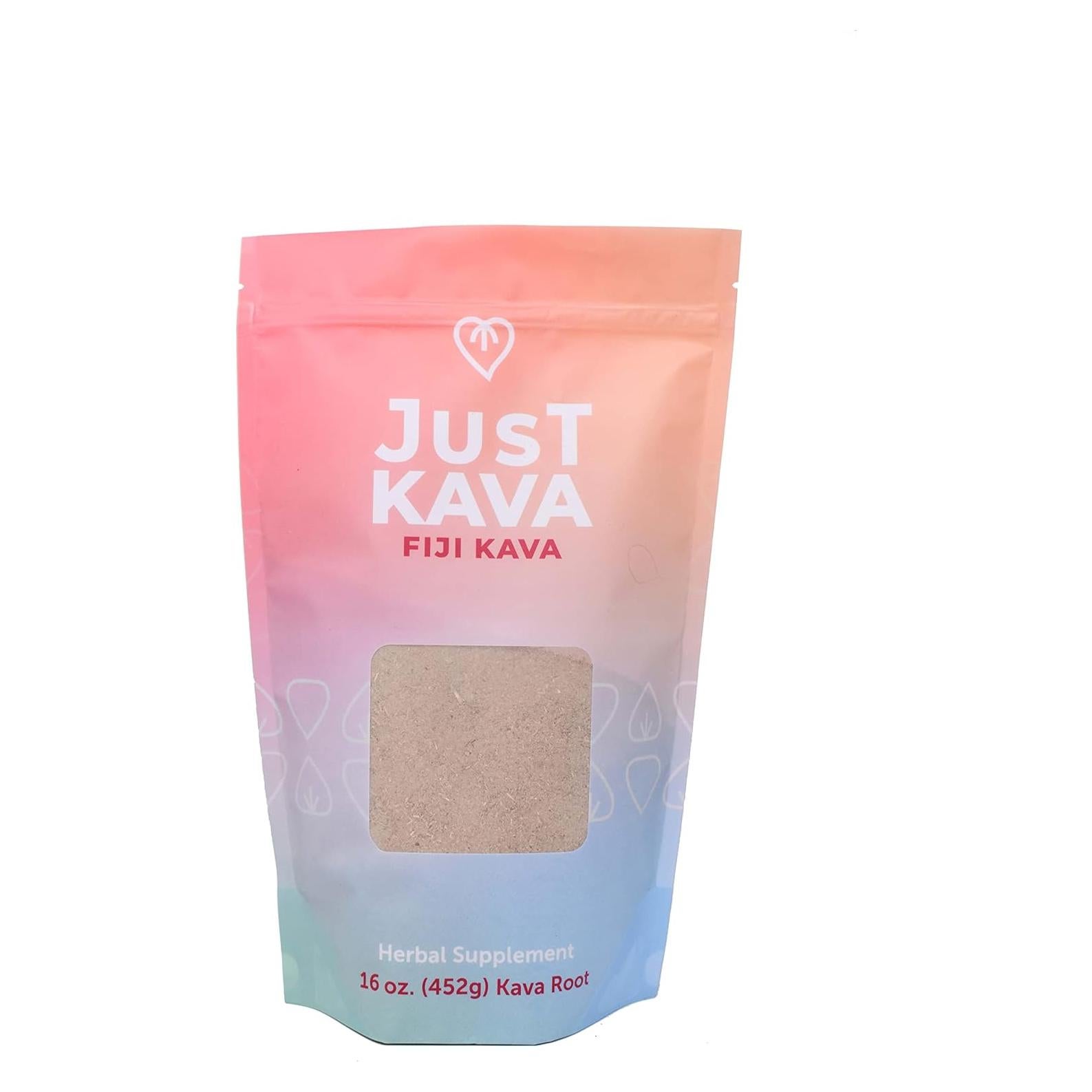 Suplemento Herbal Just Kava Fiji 452g - Kava Fijiano Premium