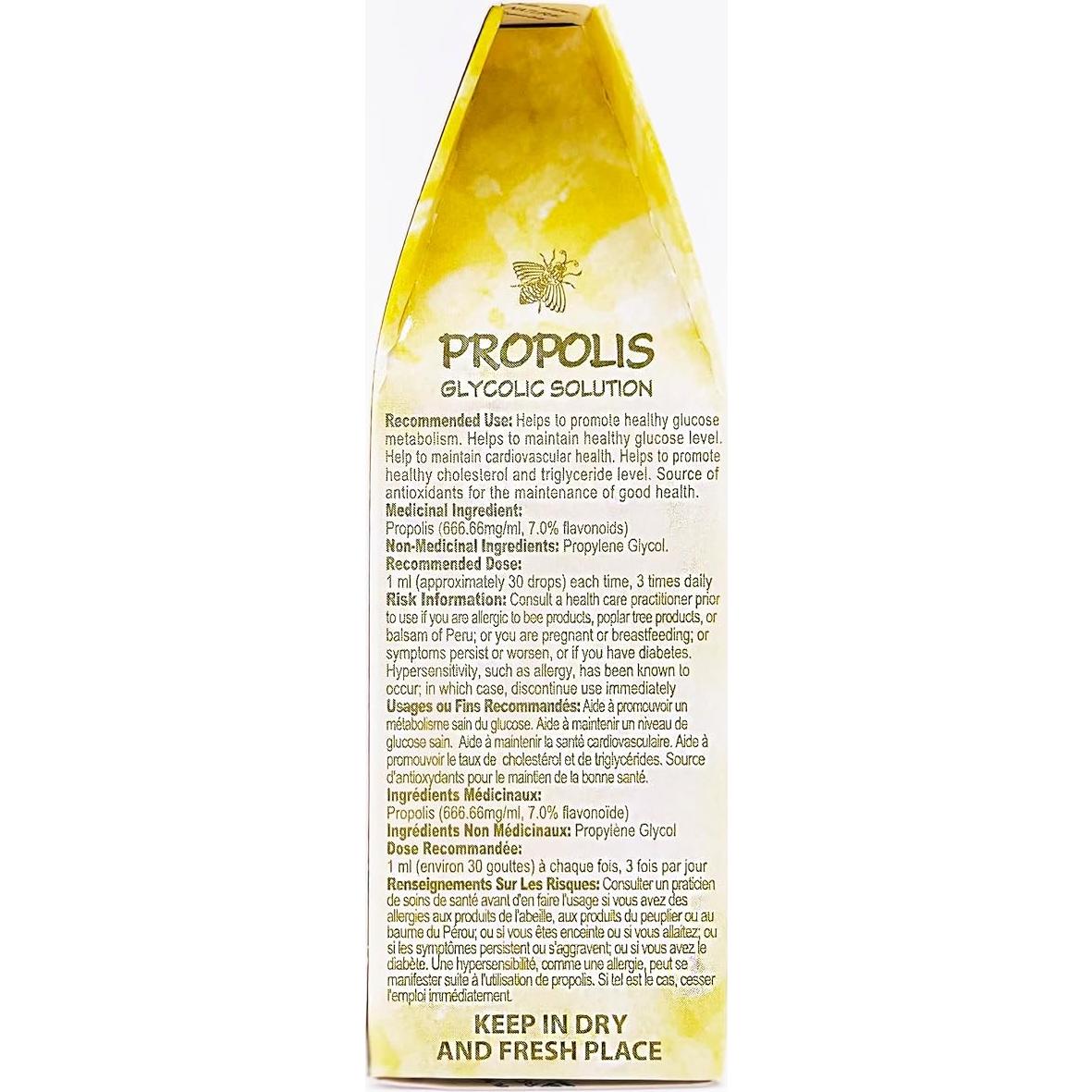 5 Botellas de Extracto Líquido de Própolis Verde Apiario Silvestre - No Alcohólico