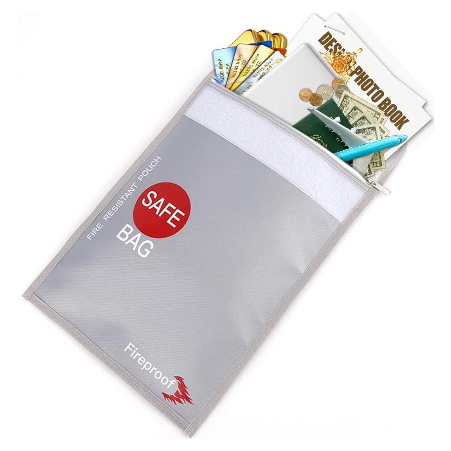 Bolsa Documentos a Prueba de Fuego ISOP 38x28cm Impermeable