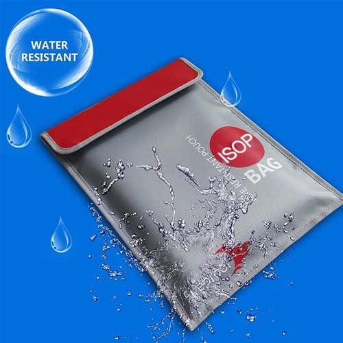 Bolsa Documentos a Prueba de Fuego ISOP 38x28cm Impermeable