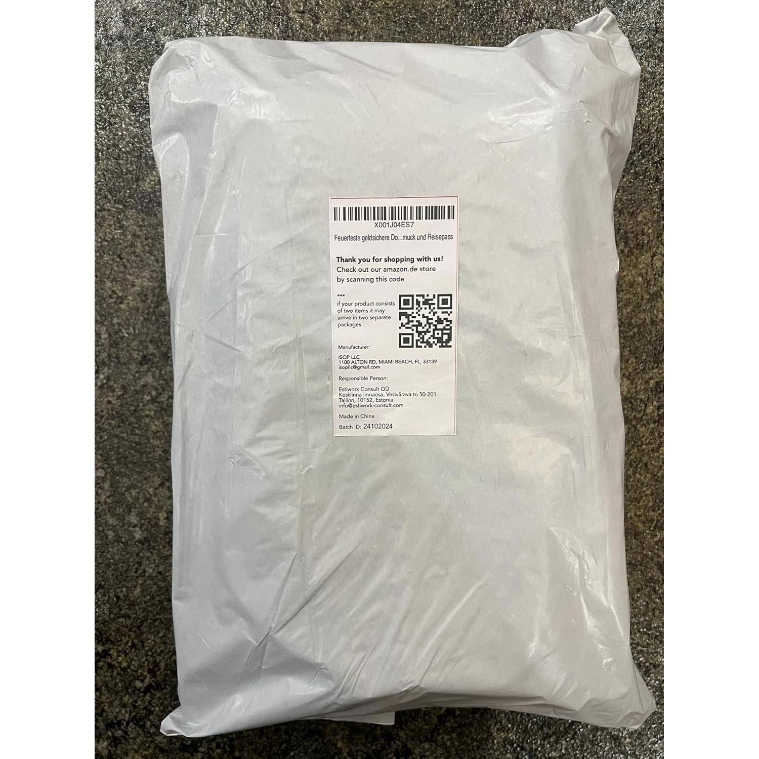 Bolsa Documentos a Prueba de Fuego ISOP 38x28cm Impermeable