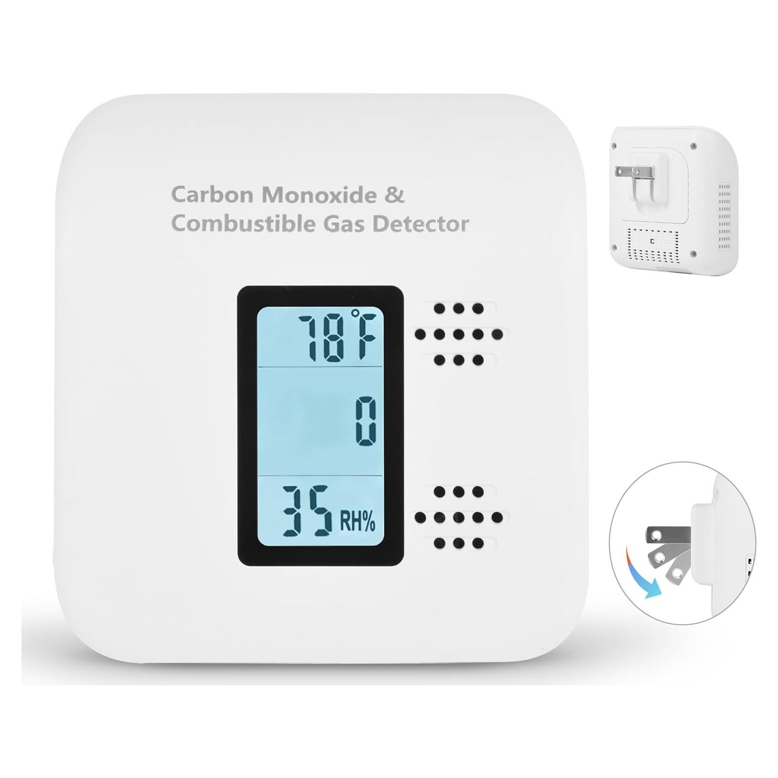 Detector de Monóxido de Carbono y Gas Bluevortex Y401 4-en-1