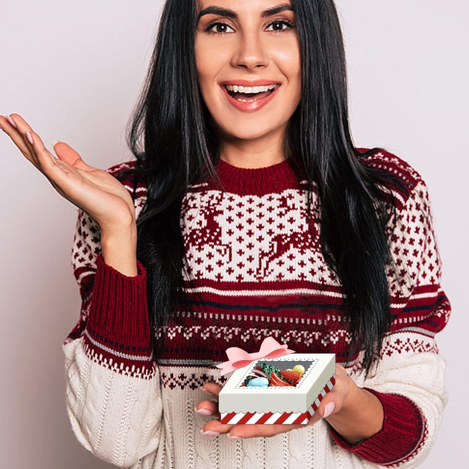 Troqueles de Corte GLOBLELAND Caja de Caramelo 3D - 4 Piezas