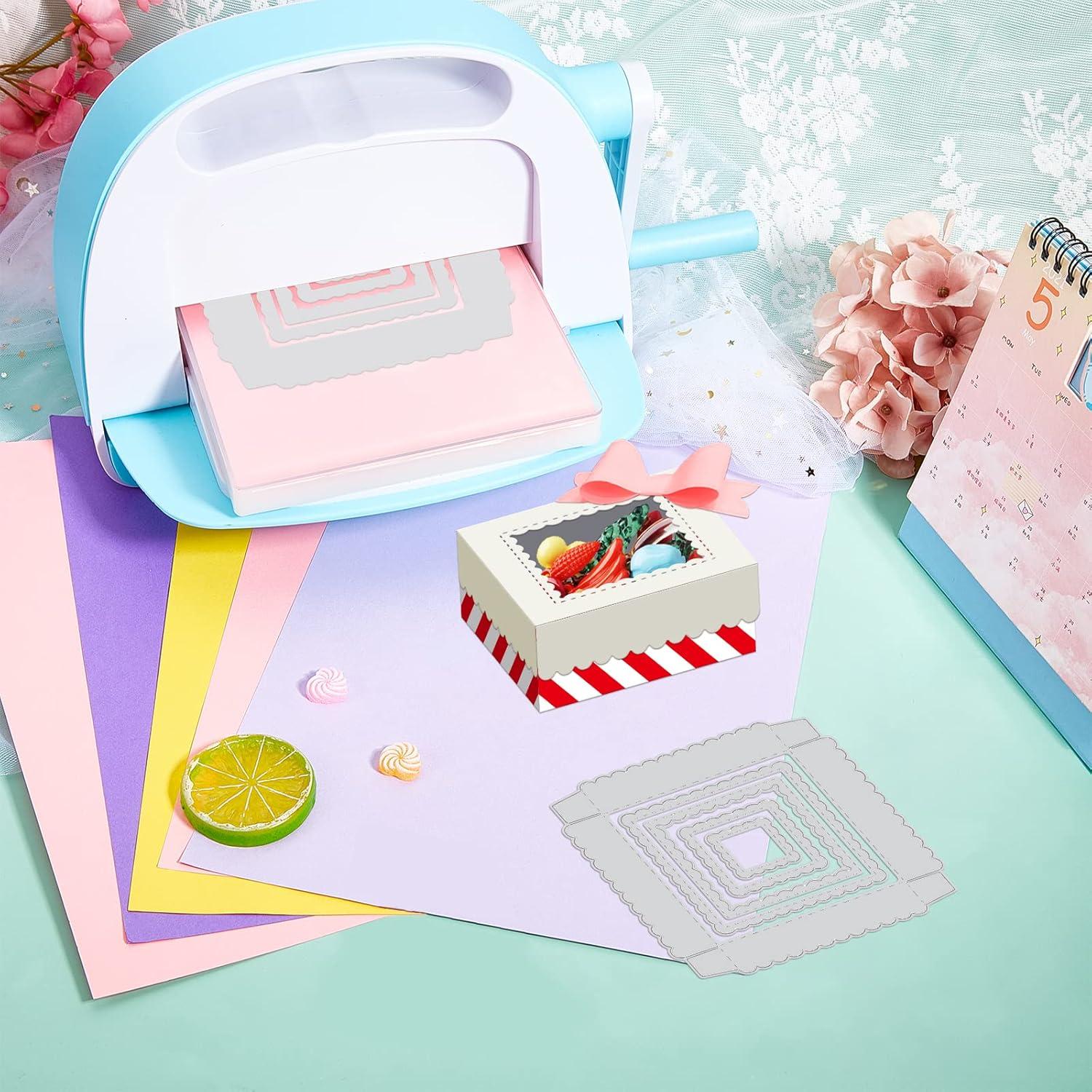 Troqueles de Corte GLOBLELAND Caja de Caramelo 3D - 4 Piezas