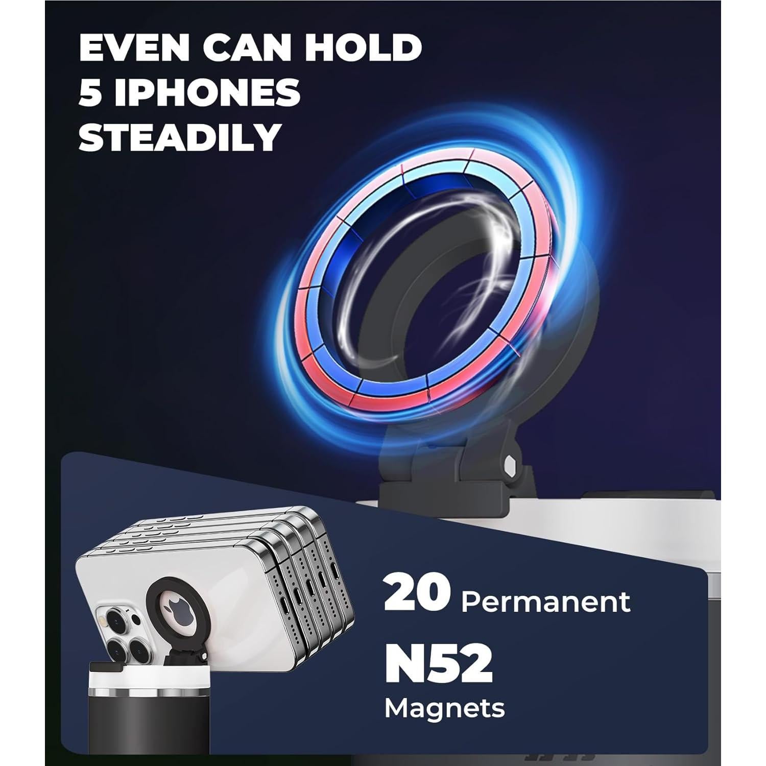 Soporte Magnético Litaget para Taza Stanley Quencher 20/30oz