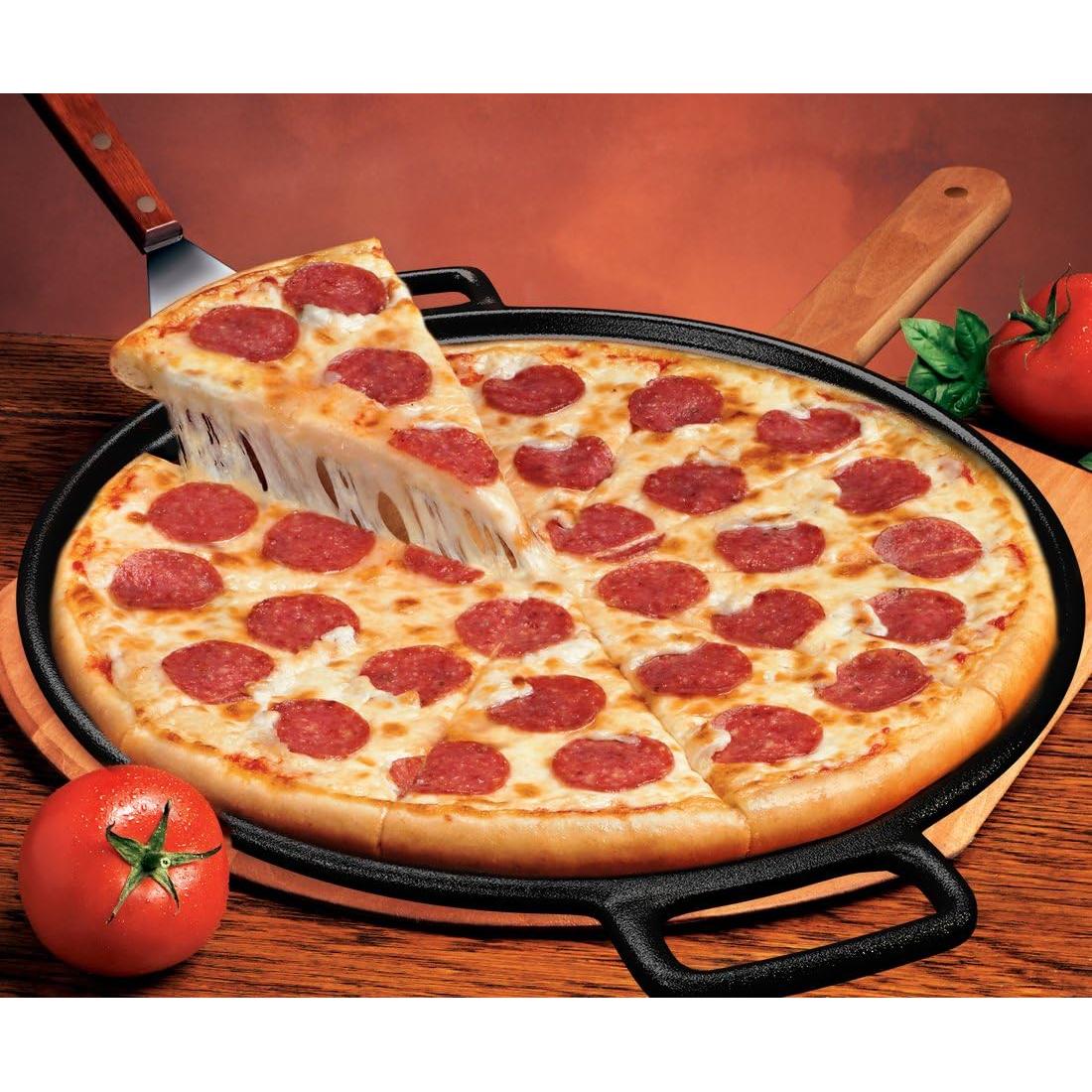 Sartén de Pizza de Hierro Fundido Home-Complete 35.56 cm