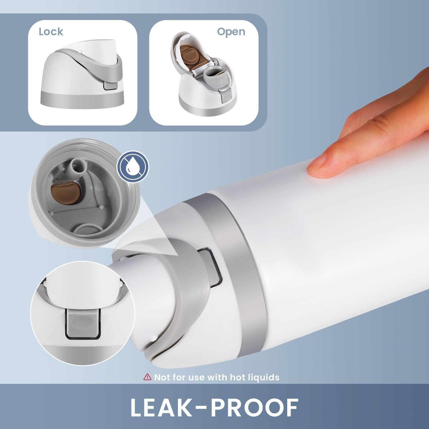 Tapa de Reemplazo Lcsmaokin para Botellas Owala Freesip 0.47L a 1.14L