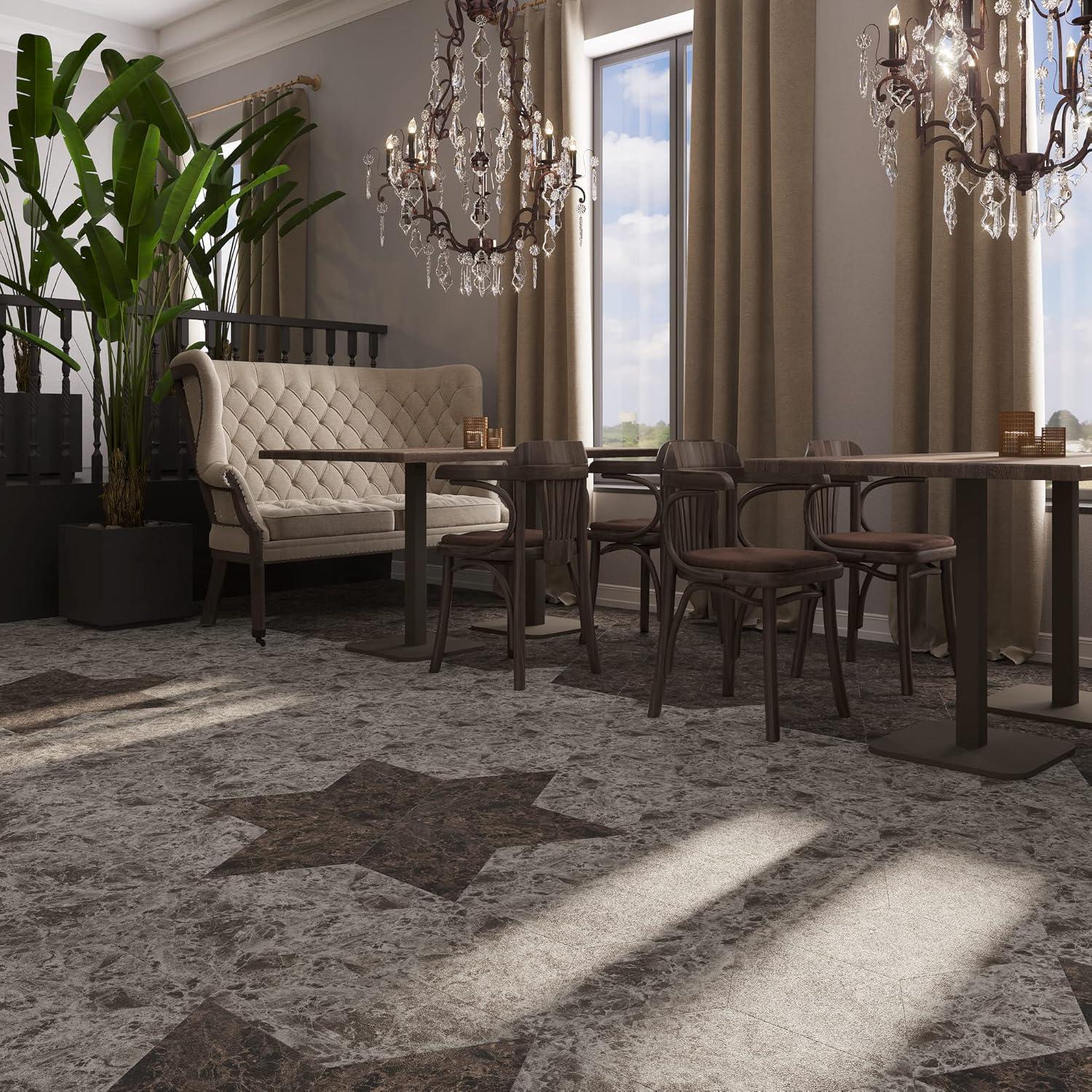 Losas de Vinilo Lucida Surfaces | 26 Losas Rombo 1.4 m²