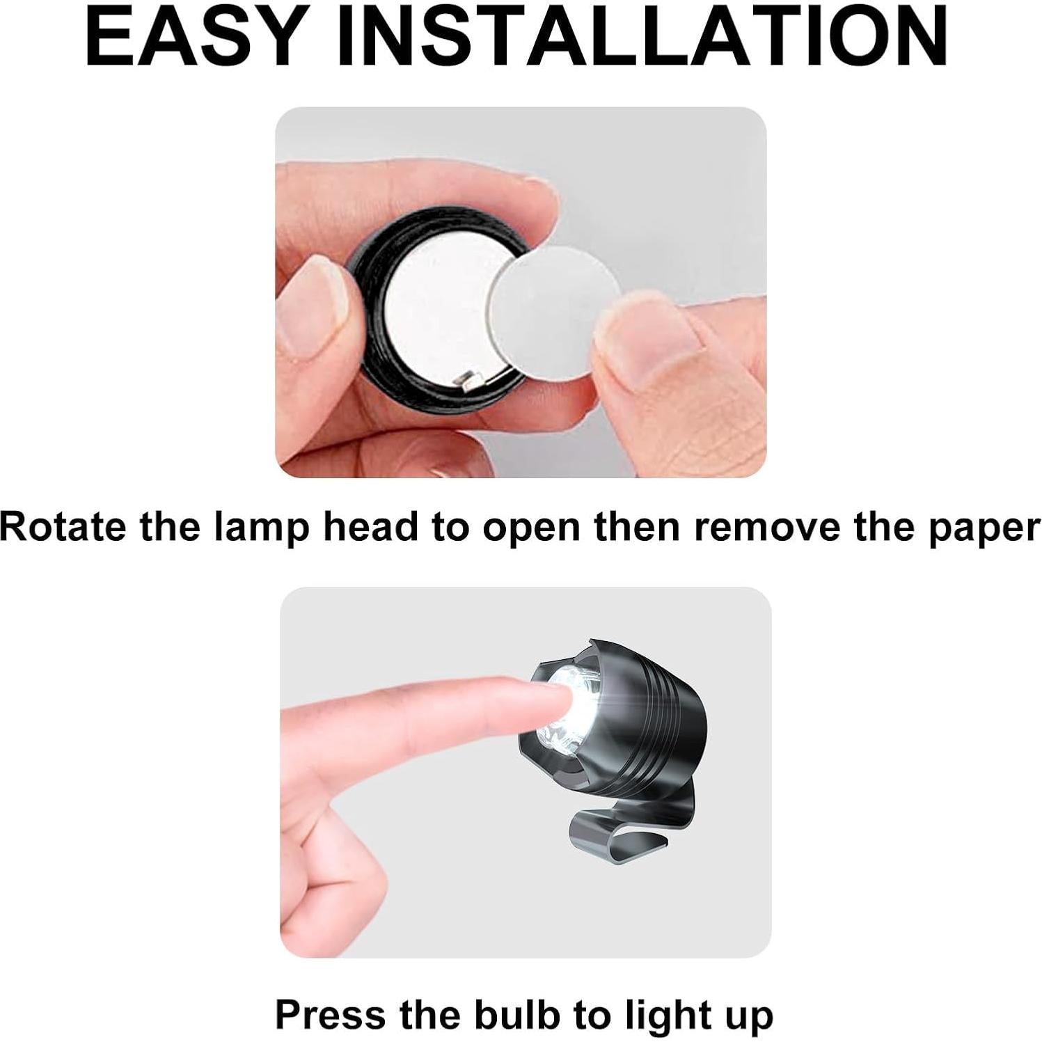 Adorno Clip-on para Crocs OUNS MOON - 2 Faros LED