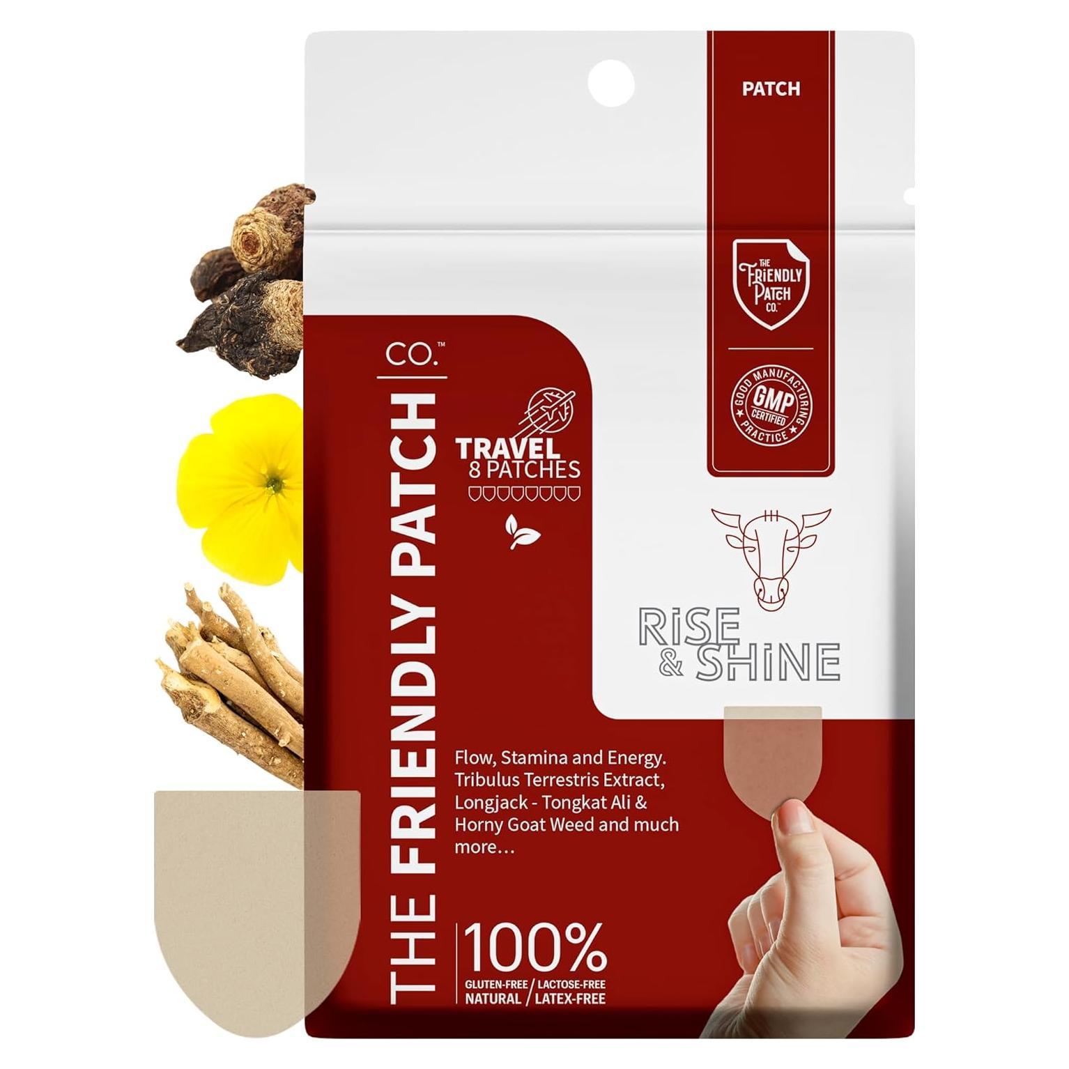 Parches de Energía Rise & Shine El Parche Amistoso 8-Pack