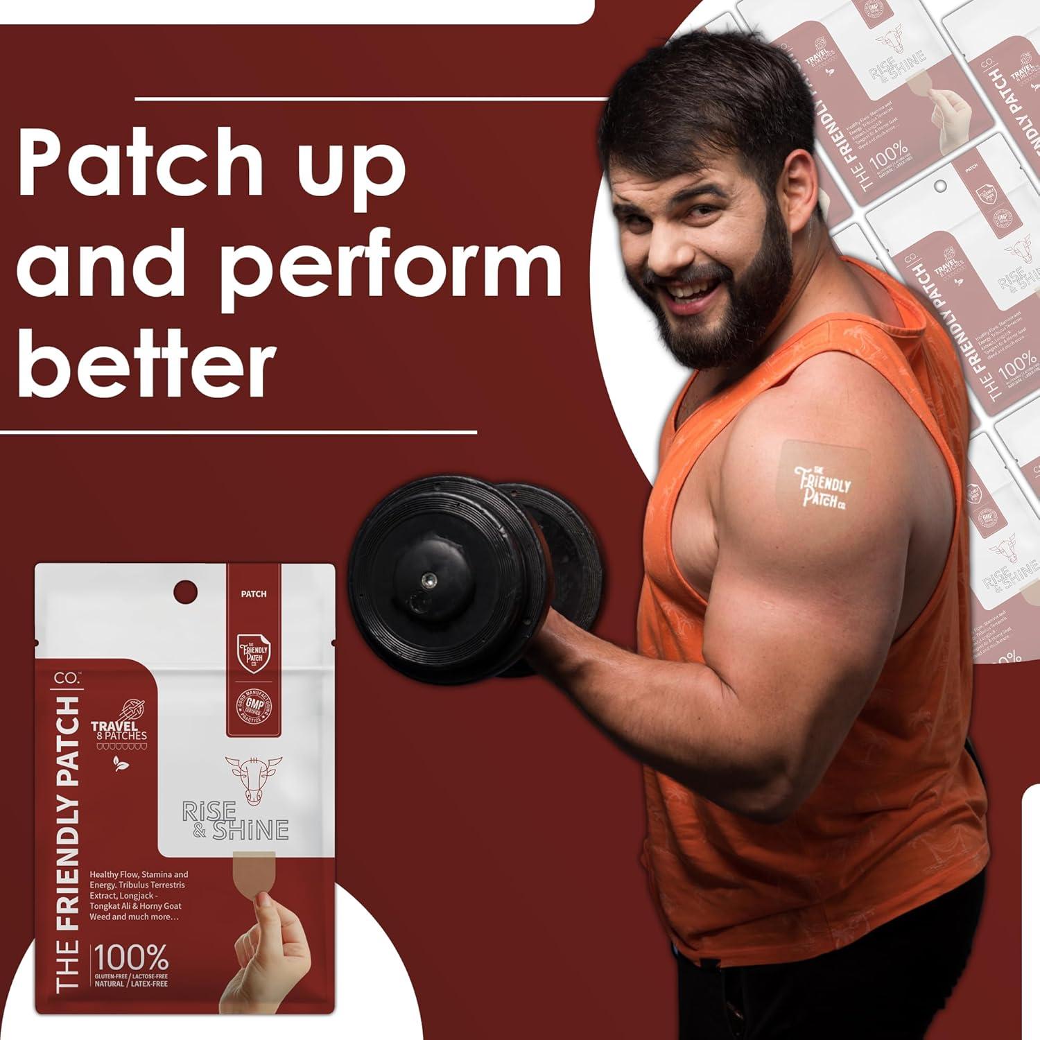 Parches de Energía Rise & Shine El Parche Amistoso 8-Pack