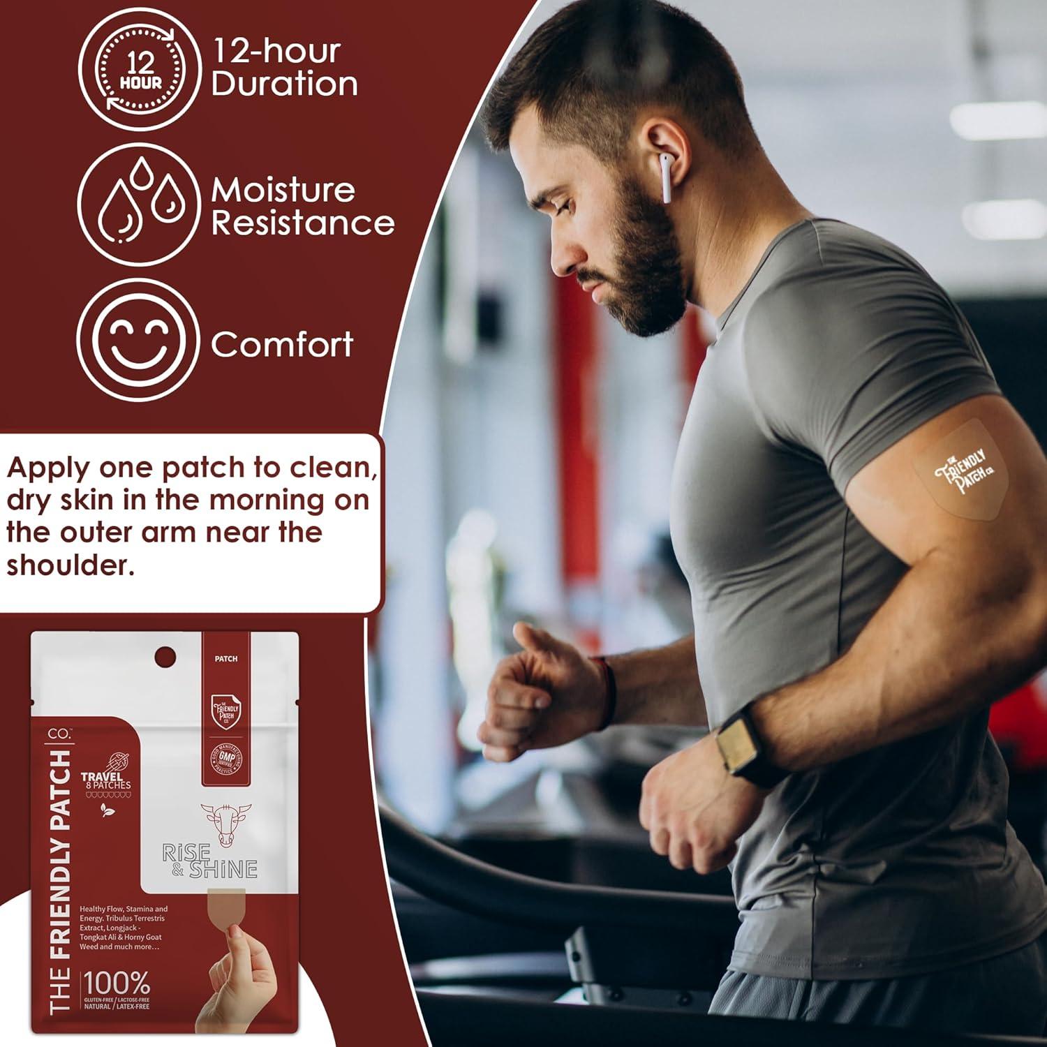 Parches de Energía Rise & Shine El Parche Amistoso 8-Pack