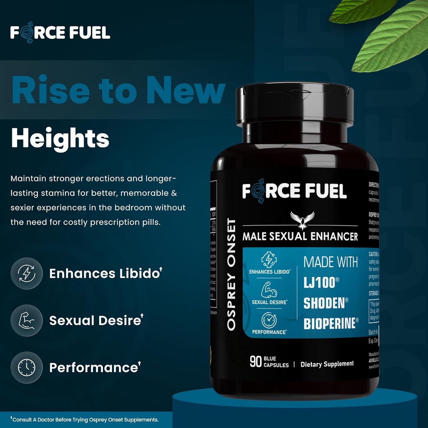 Píldoras Sexuales para Hombres Osprey Onset - 30 Dosis Mejora Erección