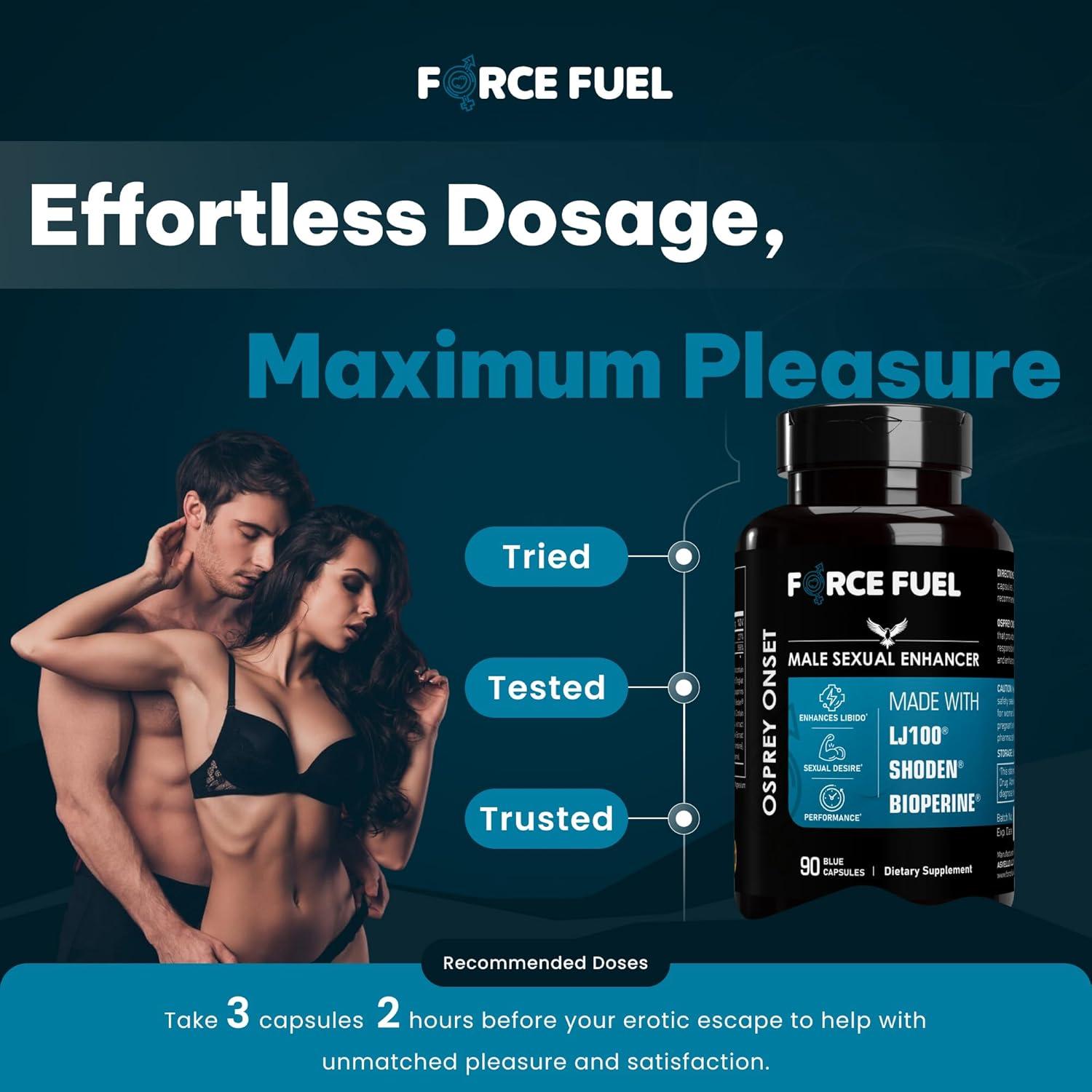 Píldoras Sexuales para Hombres Osprey Onset - 30 Dosis Mejora Erección