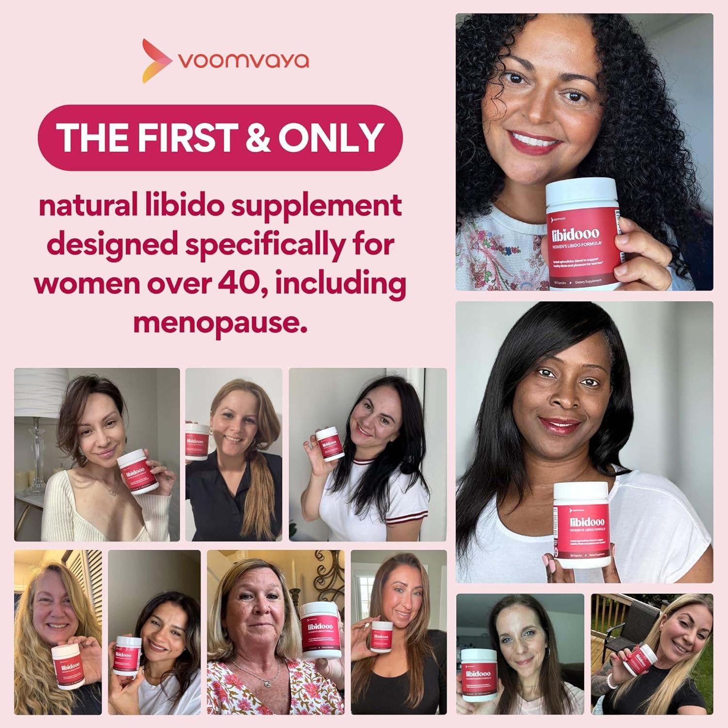 Libidooo VoomVaya - Aumento de Libido Femenino 60 Cápsulas