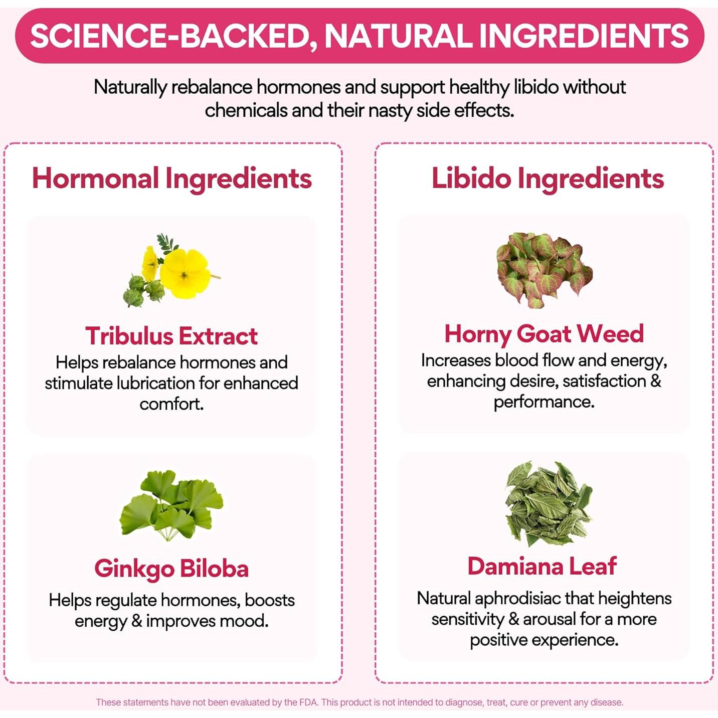 Libidooo VoomVaya - Aumento de Libido Femenino 60 Cápsulas