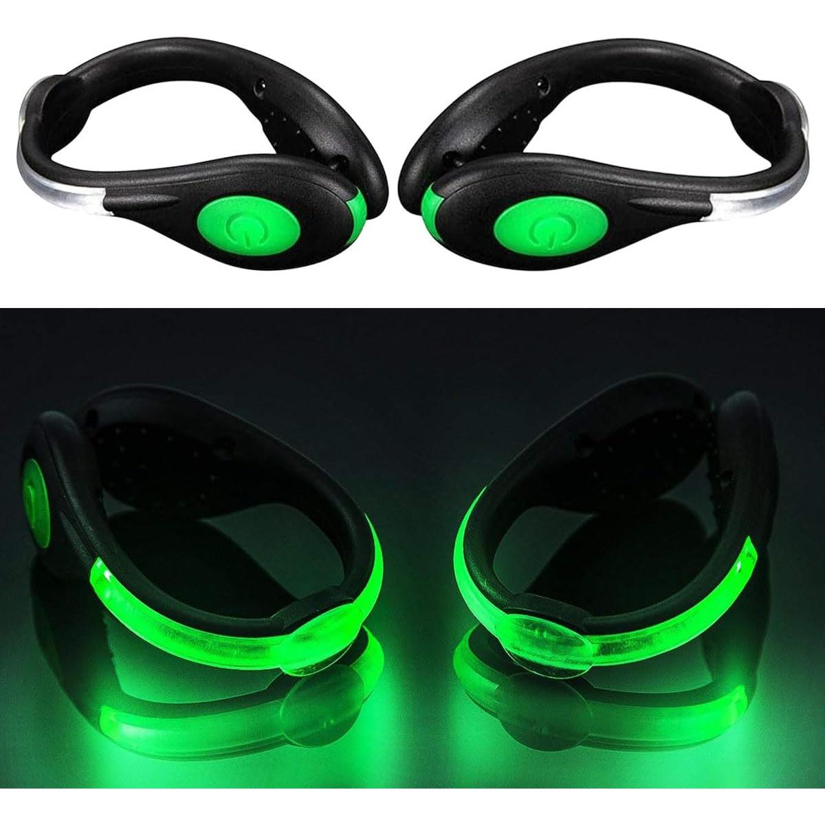 Luces LED de Clip para Zapatos SLDHR Carga USB RGB Seguridad