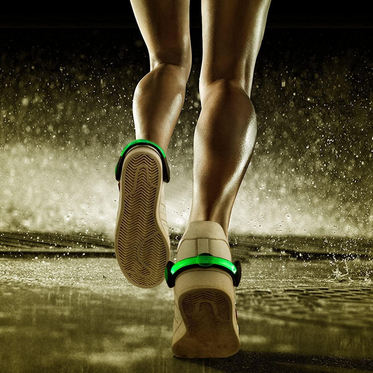 Luces LED de Clip para Zapatos SLDHR Carga USB RGB Seguridad