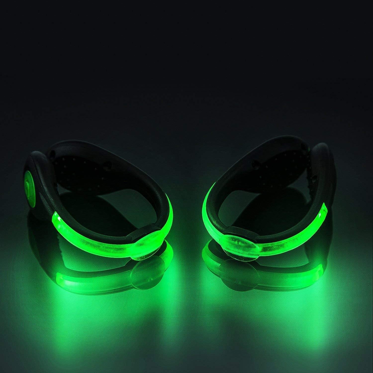 Luces LED de Clip para Zapatos SLDHR Carga USB RGB Seguridad