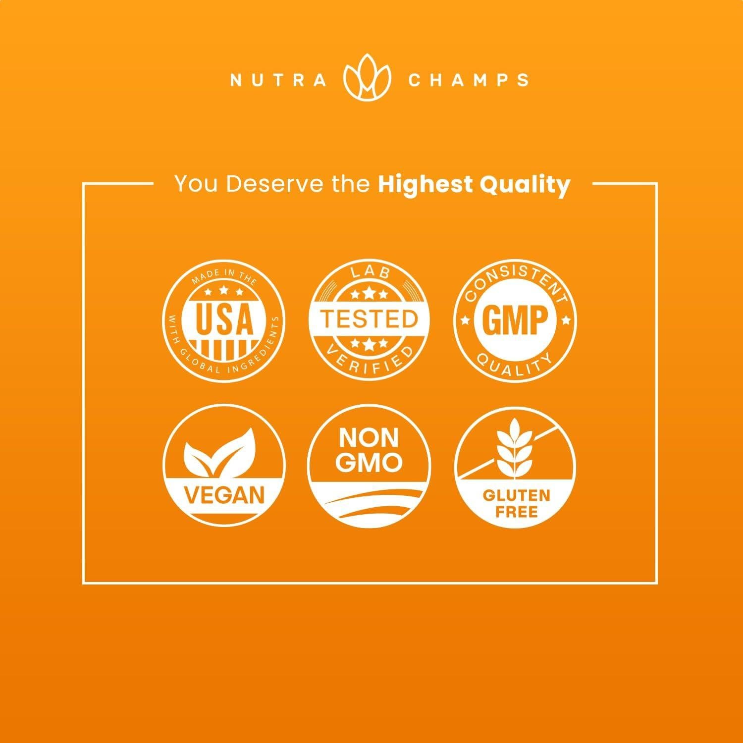 Suplemento Tribulus Terrestris NutraChamps 2000mg 90 Cápsulas