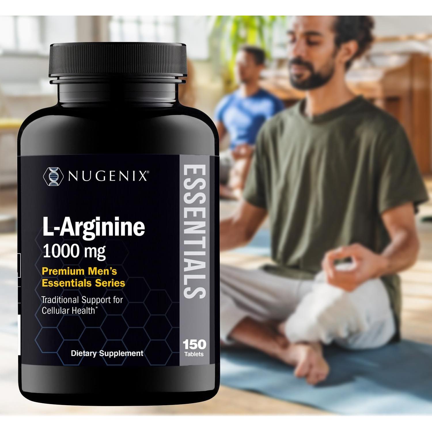 Suplemento L-Arginina Nugenix Essentials 1000 mg 150 Tabletas