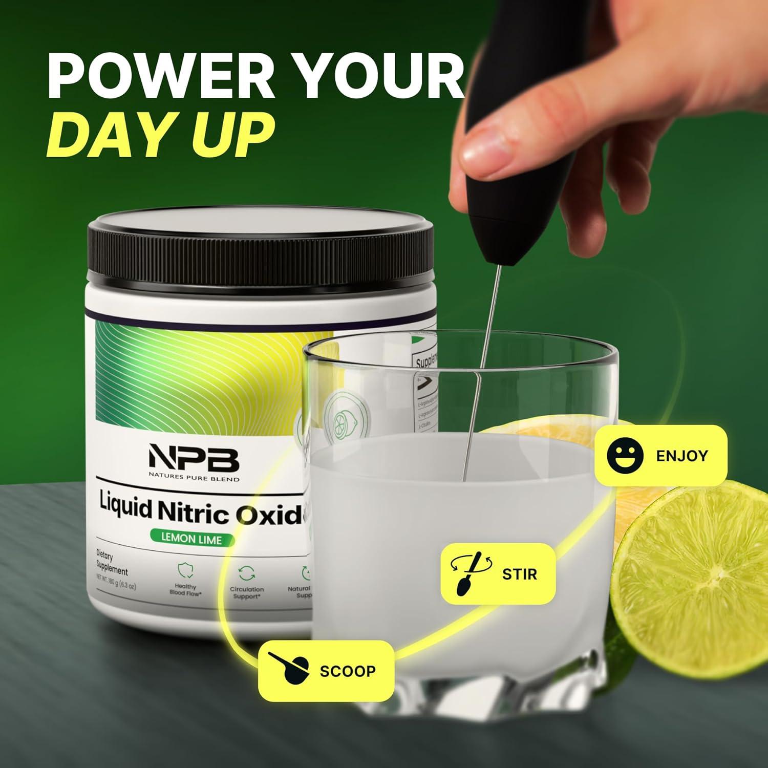 Su Mezcla Pura Natural Acelerador de Óxido Nítrico 5000mg Lima Limón