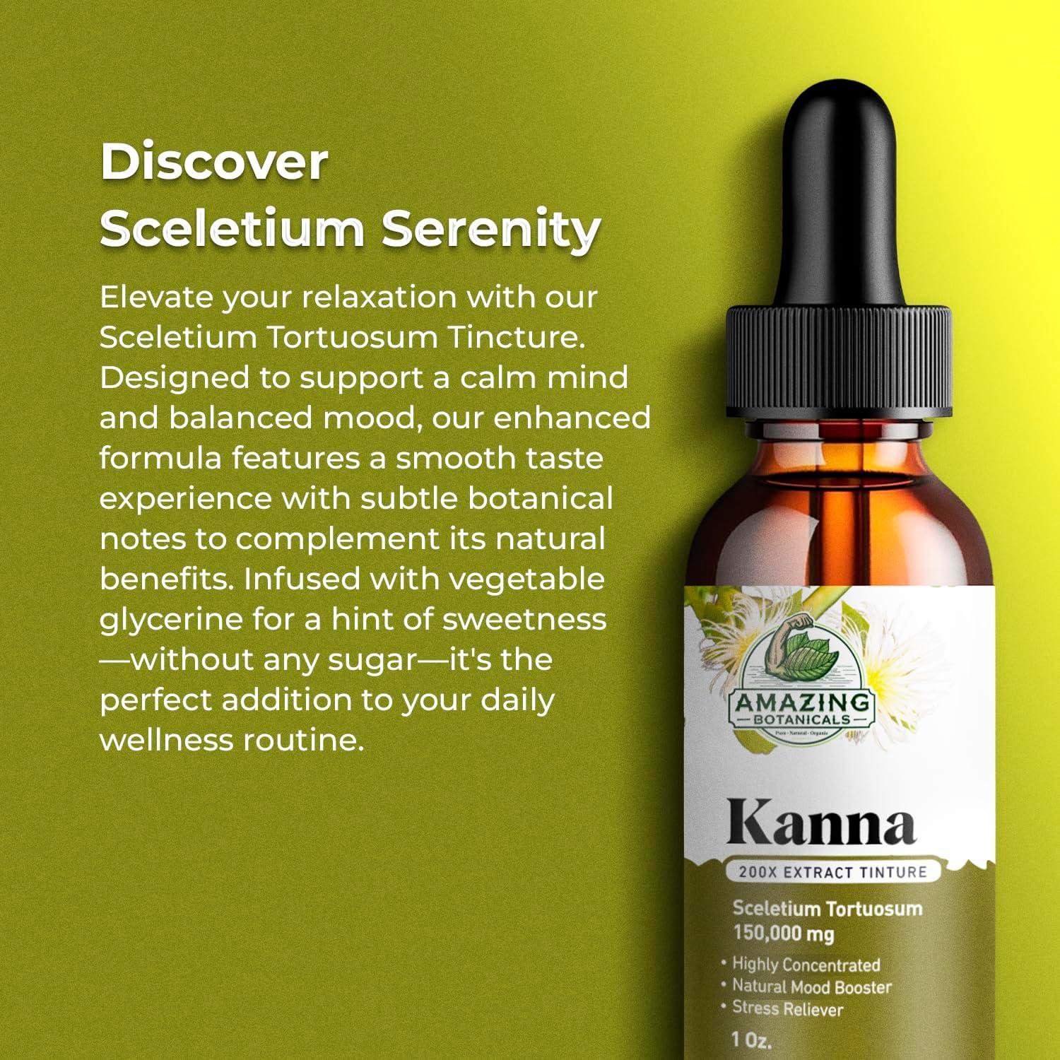 Extracto de Sceletium Tortuosum 200X Amazing Botanicals 30ml