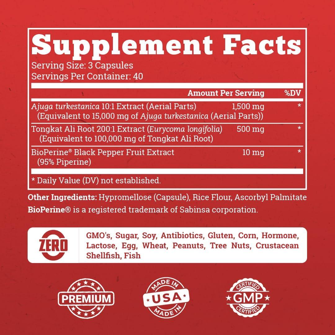 Suplemento de Testosterona Old School Labs Turkesterona 1500mg