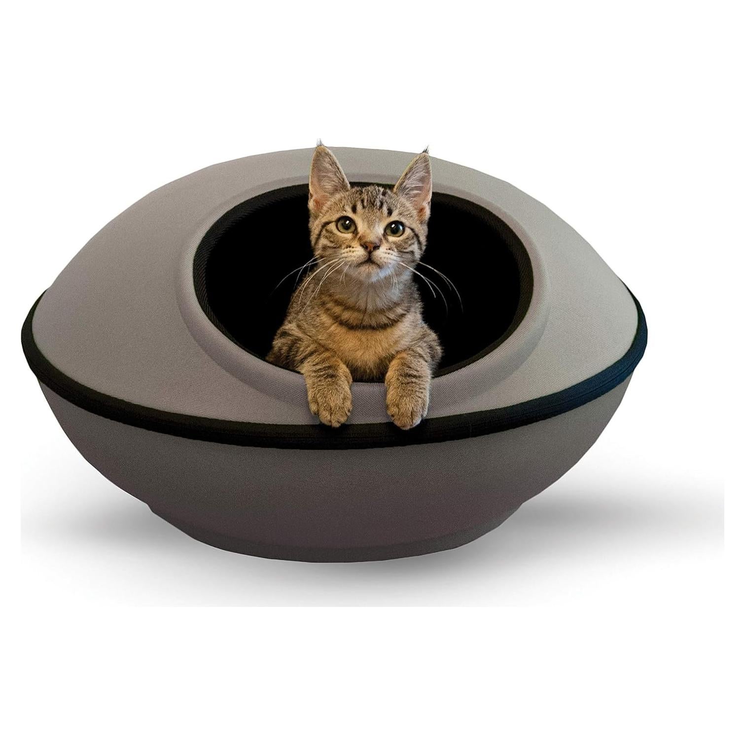 Cama para Gatos K&H Mod Dream Pod Gris 55,88 cm Lavable