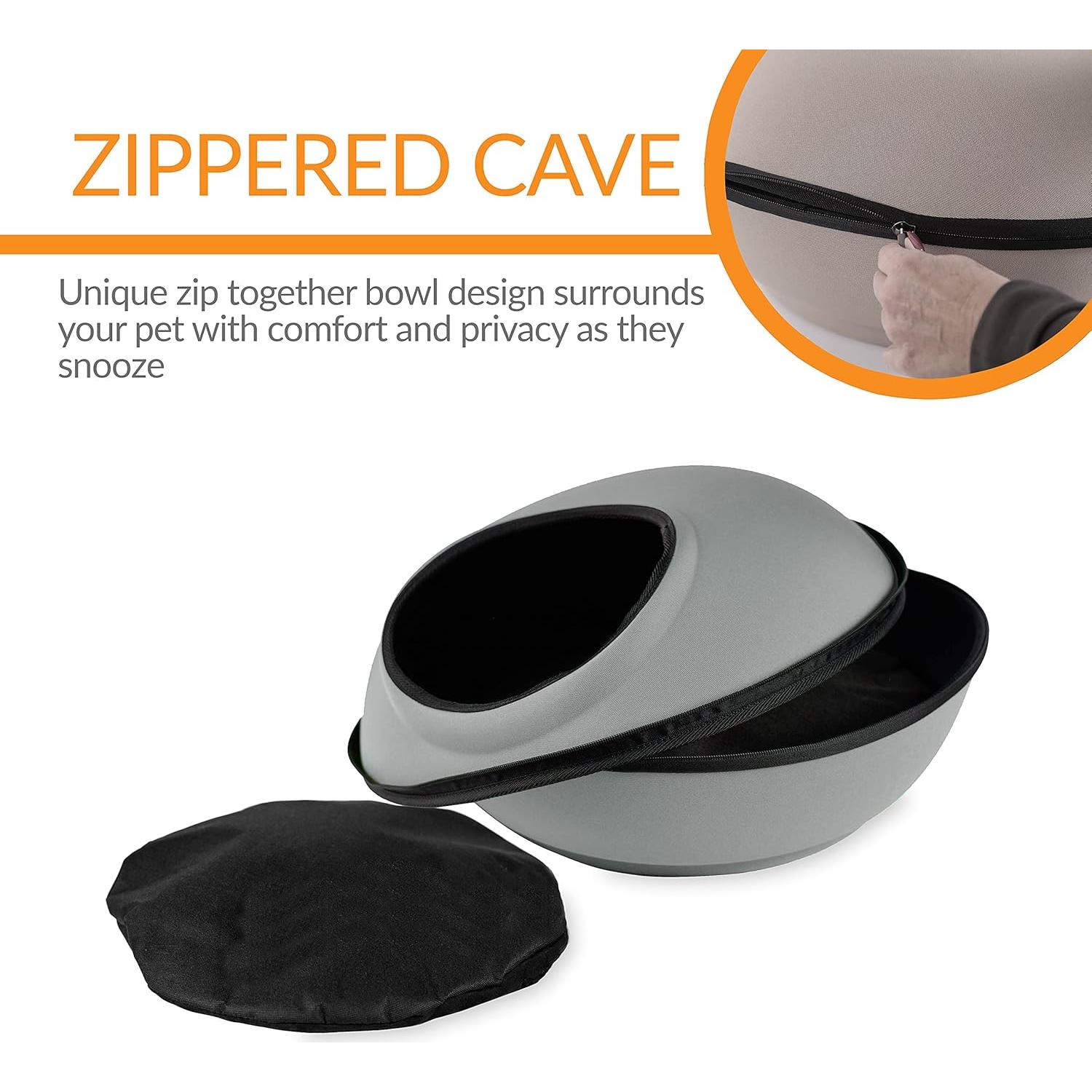 Cama para Gatos K&H Mod Dream Pod Gris 55,88 cm Lavable