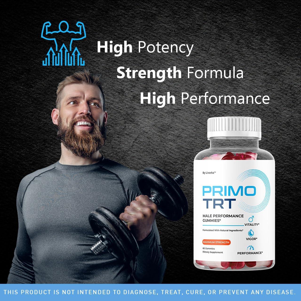 Gomitas Primo TRT 1050 MG - Suplemento Natural para Hombres