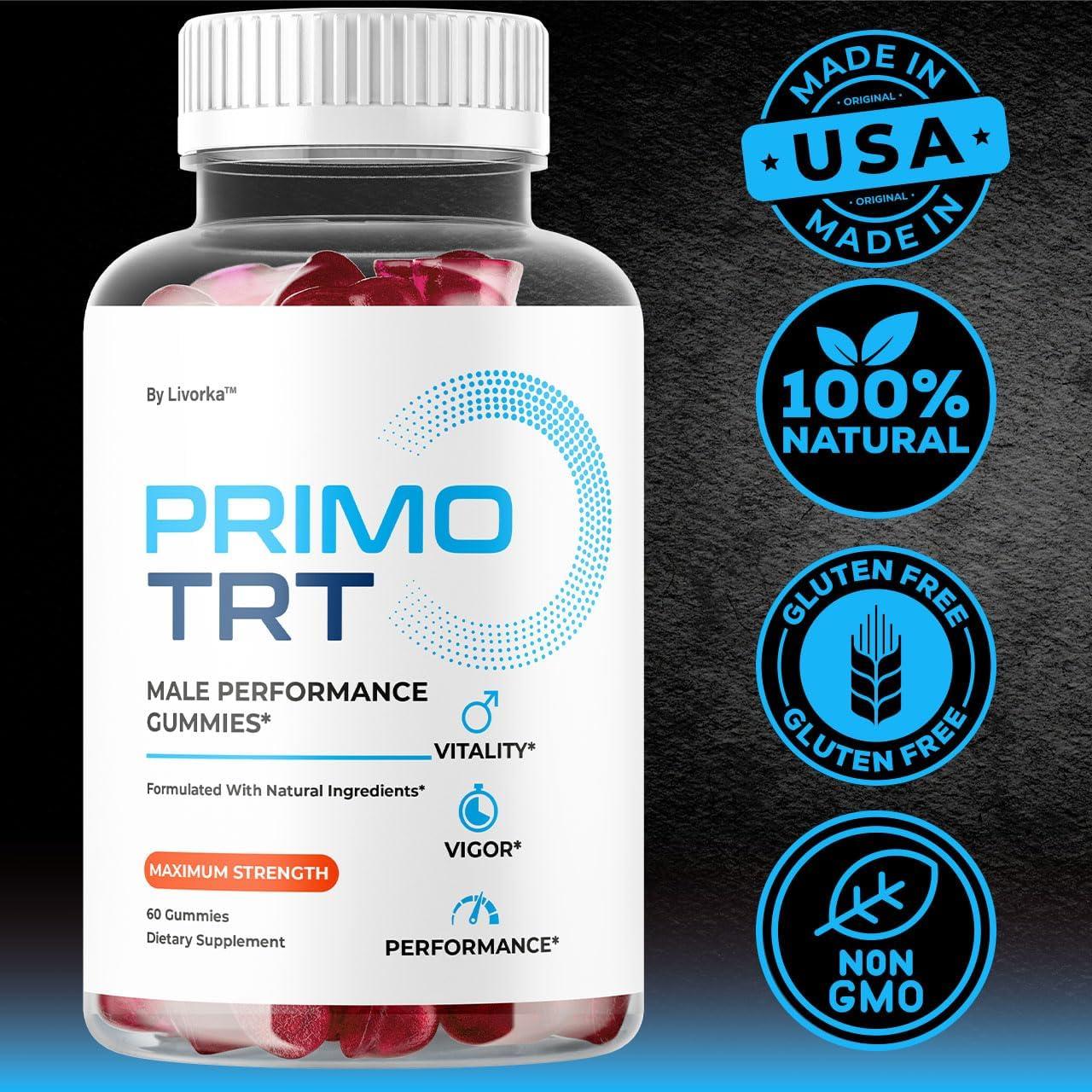 Gomitas Primo TRT 1050 MG - Suplemento Natural para Hombres