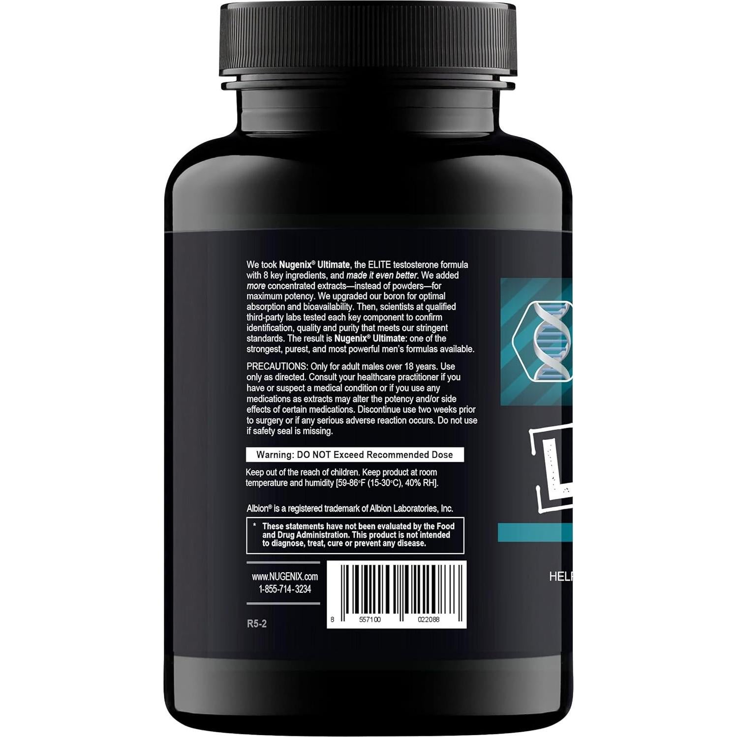 Nugenix Ultimate Aumentador de Testosterona 120 Tabletas