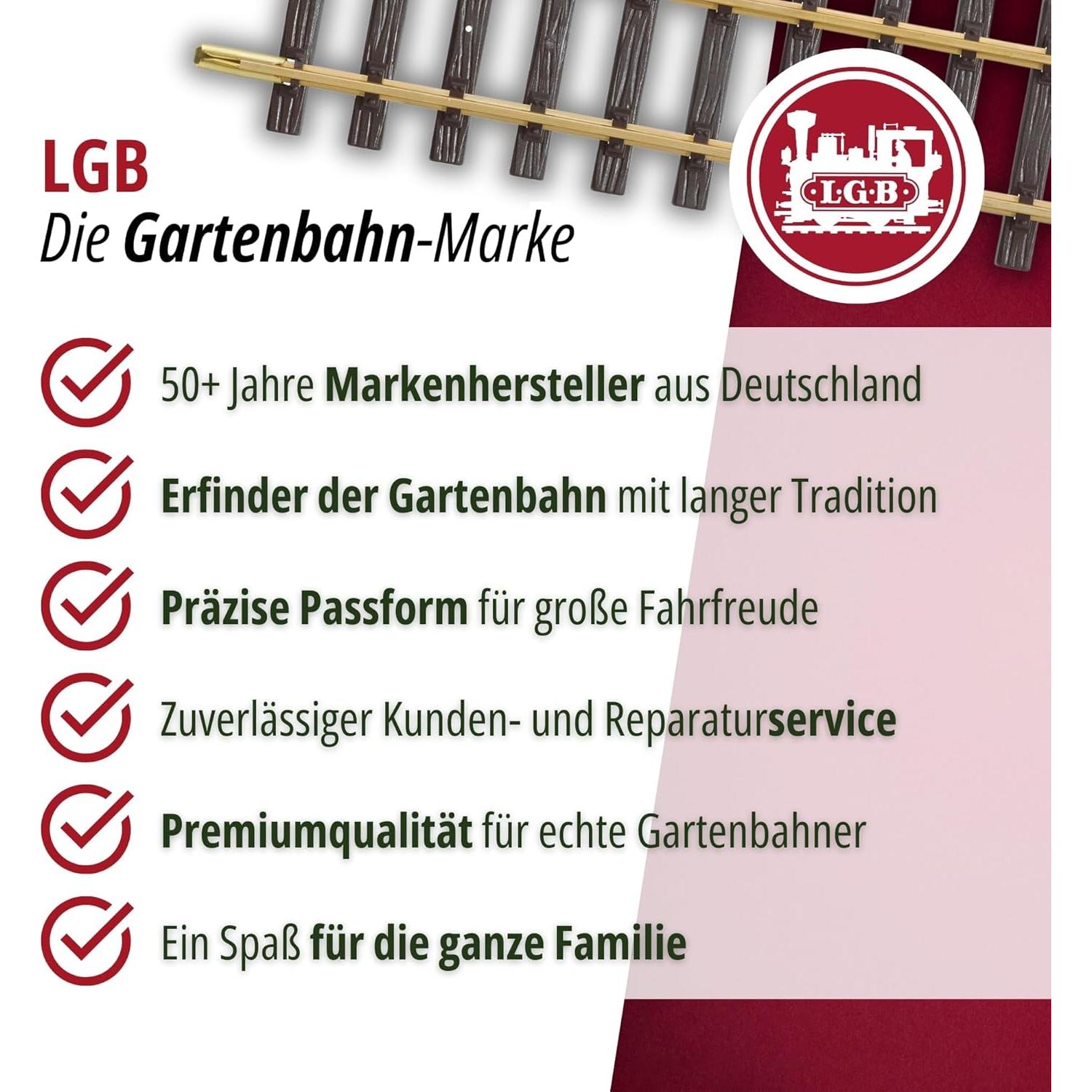 Juego de Pistas de Estación LGB 19902 - Escala G para Jardín