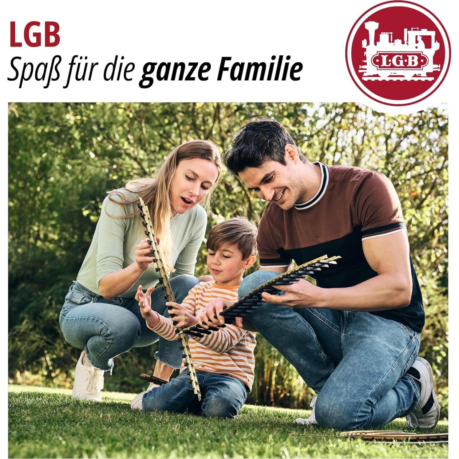 Juego de Pistas de Estación LGB 19902 - Escala G para Jardín