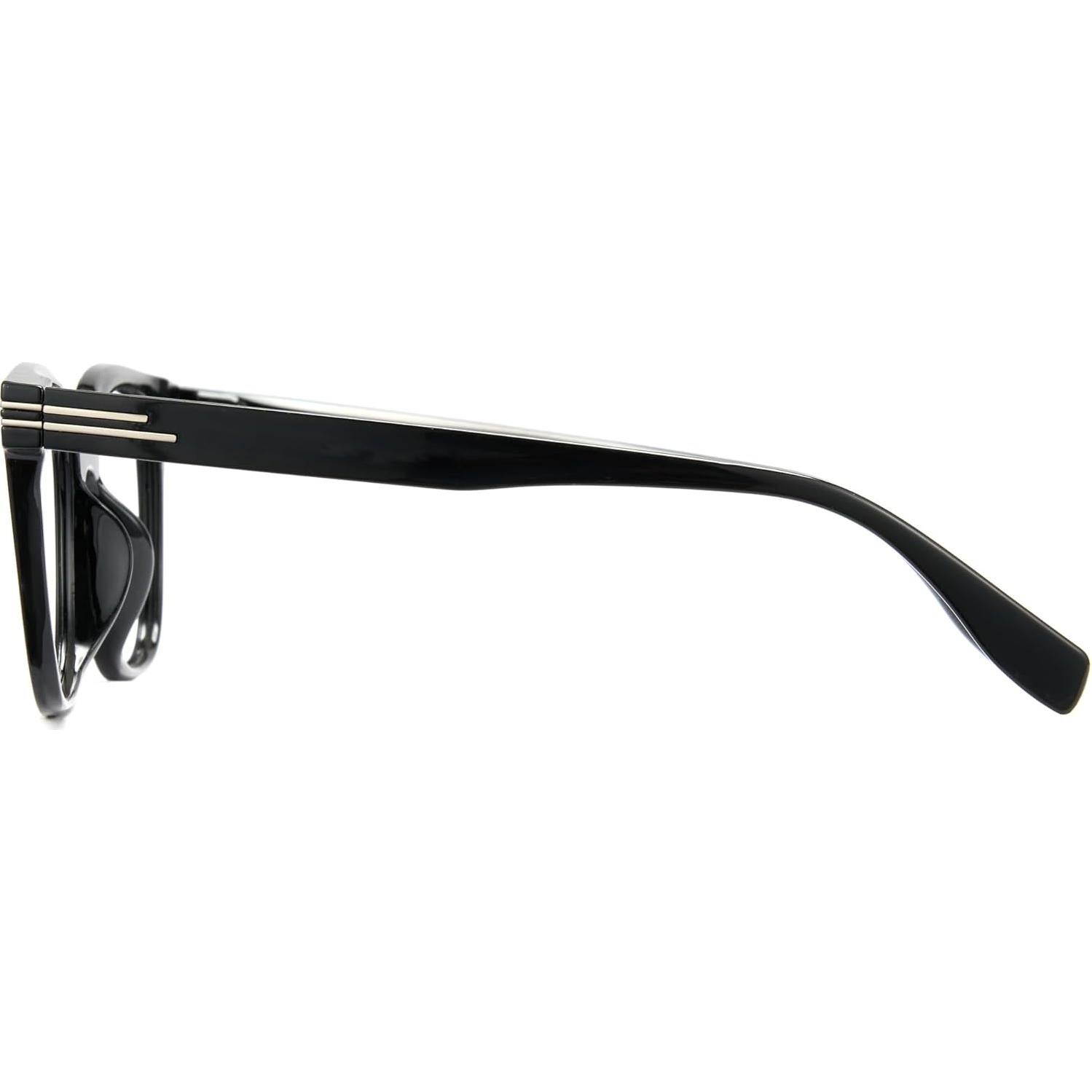 Gafas de luz azul Cyxus unisex marco acetato negro 16.8x8cm
