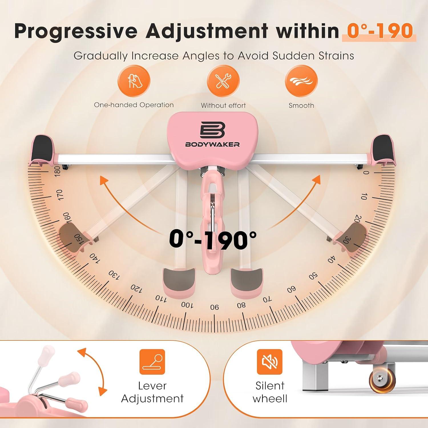 Máquina de Estiramiento de Piernas BODYWAKER BWLSM001 - Flexibilidad y Splits