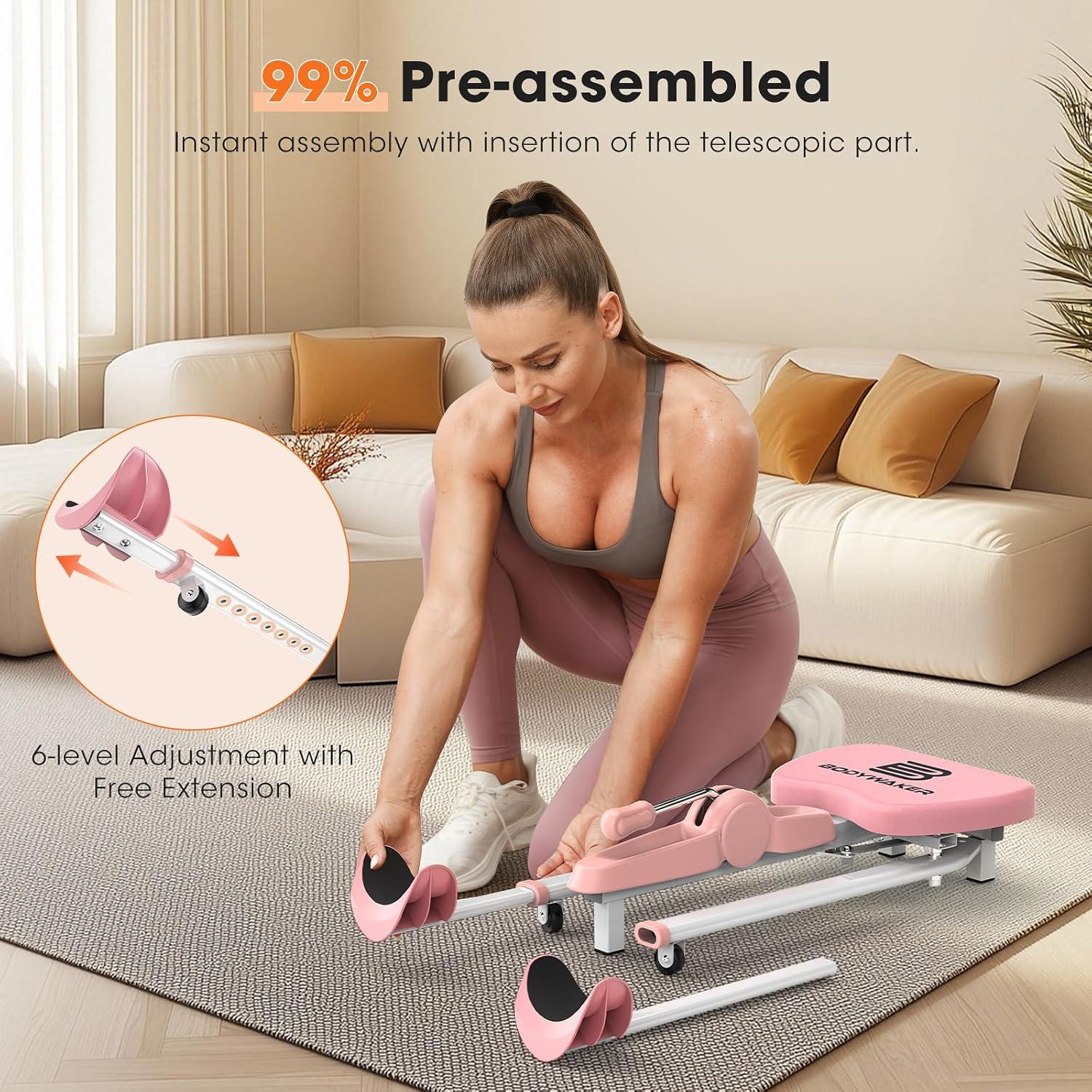 Máquina de Estiramiento de Piernas BODYWAKER BWLSM001 - Flexibilidad y Splits