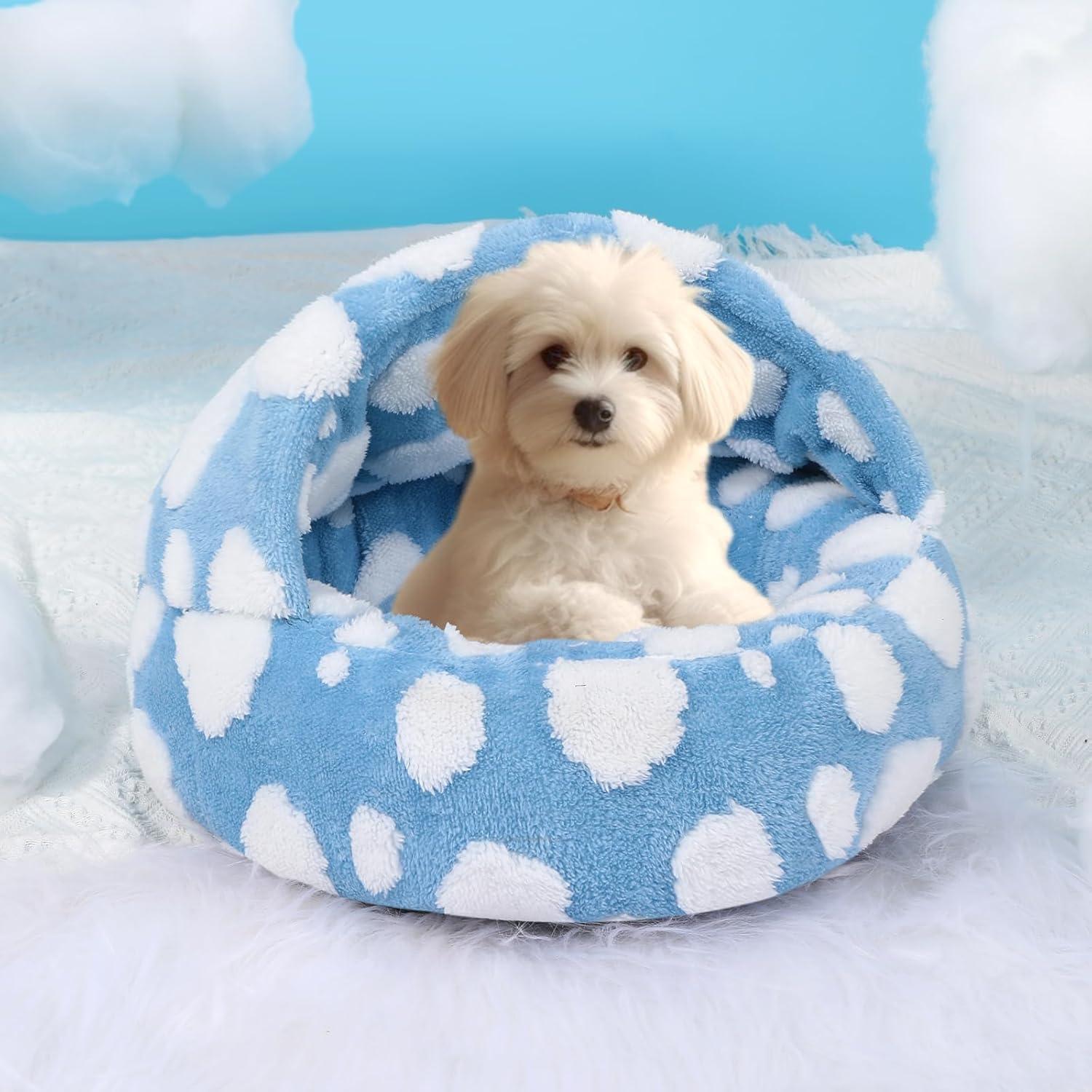 Cama Lavable para Perros y Gatos WgoogW Azul 50,8 cm