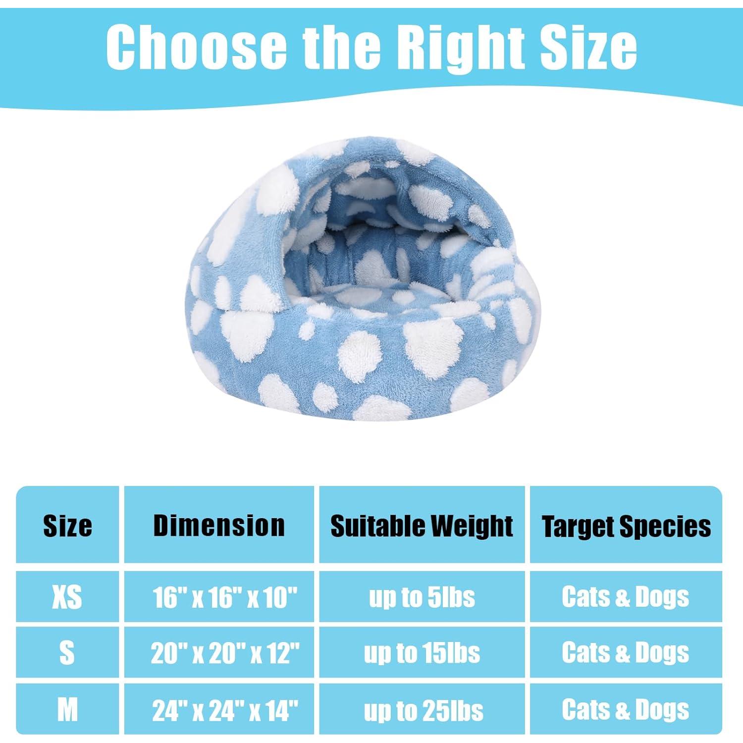 Cama Lavable para Perros y Gatos WgoogW Azul 50,8 cm